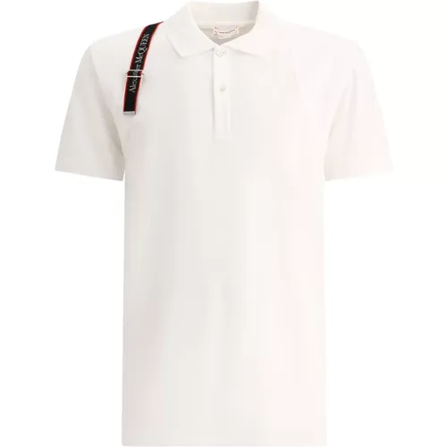 Polo-Shirt mit Gurt , Herren, Größe: XL - alexander mcqueen - Modalova