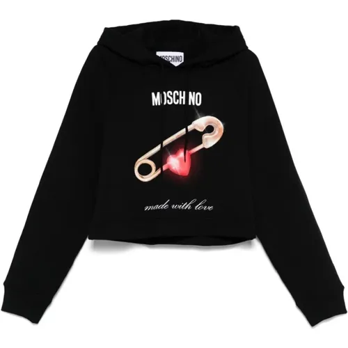 Casual Sweatshirt 555C , Damen, Größe: M - Moschino - Modalova