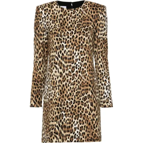 Short Dresses, female, , Size: S Leopard Print Dress - Moschino - Modalova