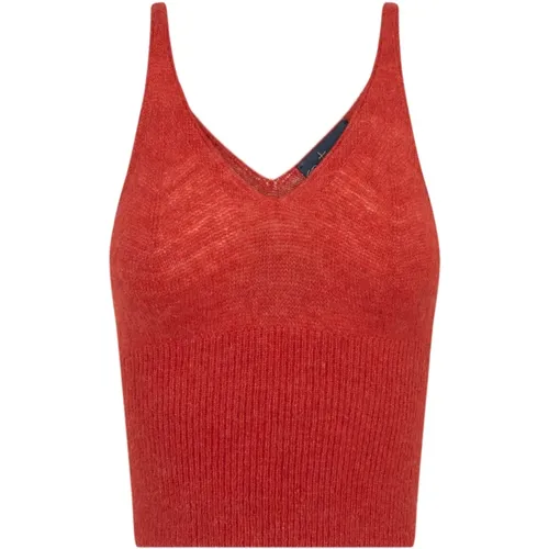 Alpaca Merino Tank Top , female, Sizes: S - Cortana - Modalova