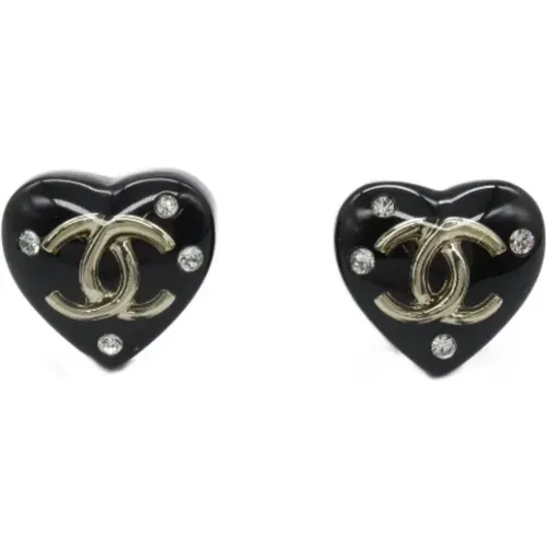 Pre-owned Jewellery, female, , Size: ONE SIZE Pre-owned Plastic earrings - Chanel Vintage - Modalova