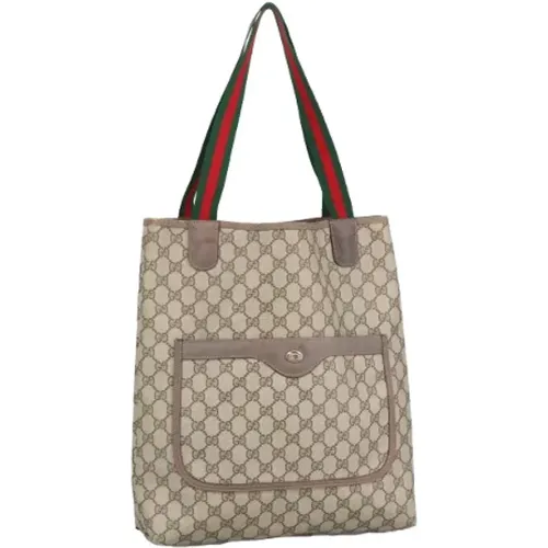 Pre-owned Tote Bags, female, , Size: ONE SIZE Pre-owned Canvas totes - Gucci Vintage - Modalova