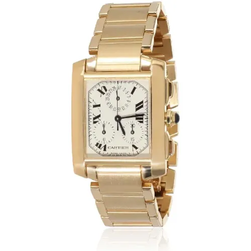 Pre-owned Gold watches , female, Sizes: ONE SIZE - Cartier Vintage - Modalova