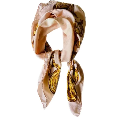 Pre-owned Scarves, female, , Size: ONE SIZE Pre-owned Silk scarves - Chanel Vintage - Modalova