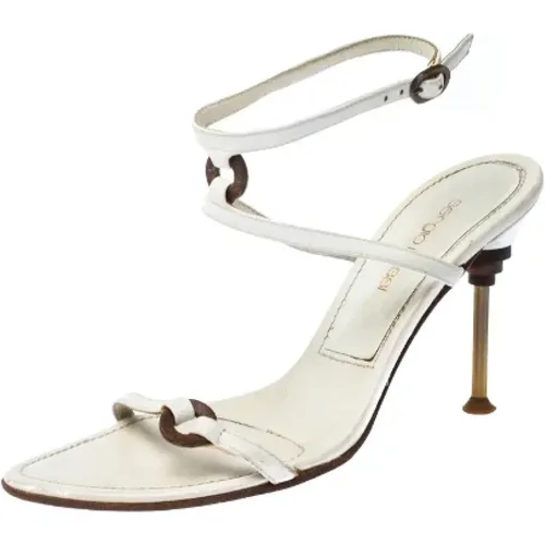 Pre-owned Sandals, female, , Size: 6 1/2 US Pre-owned Leather sandals - Sergio Rossi Pre-owned - Modalova