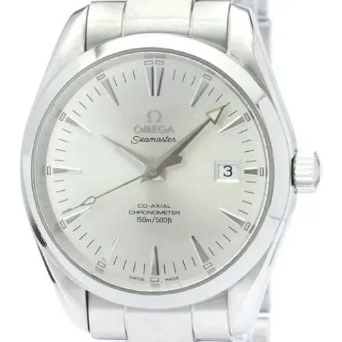 Pre-owned Stainless Steel watches , male, Sizes: ONE SIZE - Omega Vintage - Modalova