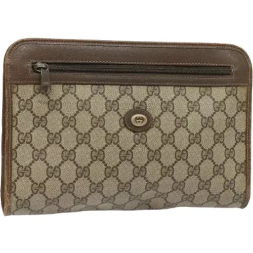 Pre-owned Leder clutches - Gucci Vintage - Modalova