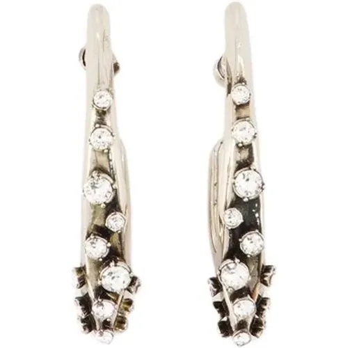 Pave Earrings , female, Sizes: ONE SIZE - alexander mcqueen - Modalova