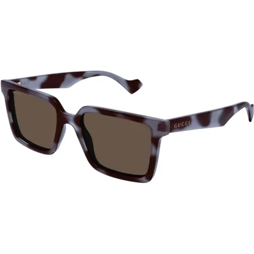 Grau Braun Sonnenbrille Gg1540S Modell - Gucci - Modalova
