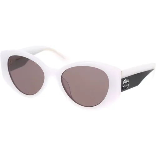 Irregular Shape Sunglasses , female, Sizes: 53 MM - Miu Miu - Modalova