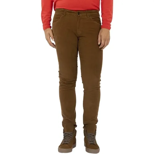 Slim-fit Trousers , male, Sizes: W33, W35, W32, W31, W34 - PT Torino - Modalova
