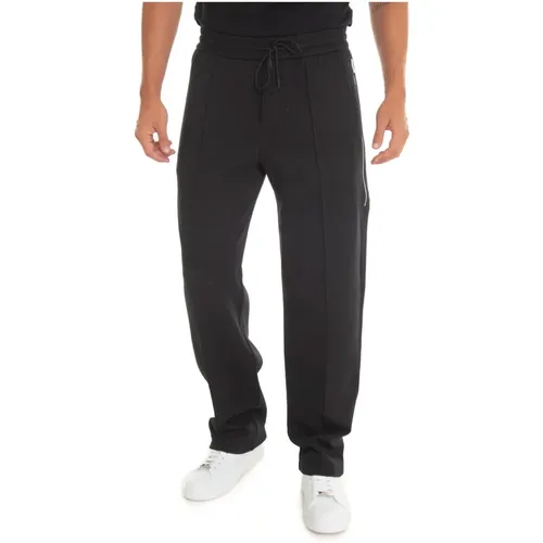 Sweatpants, male, , Size: XL Stretch Waist Overalls with Zip Pockets - Emporio Armani - Modalova