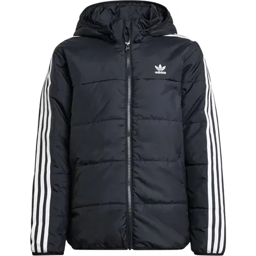 Schwarze Steppjacke Kinder Winter - adidas Originals - Modalova