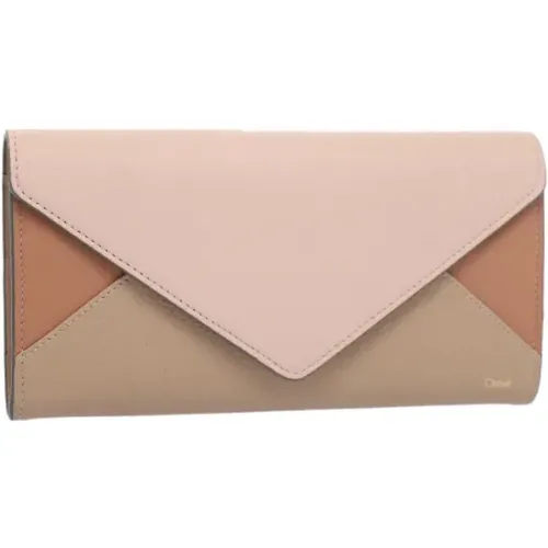 Pre-owned Leather wallets , female, Sizes: ONE SIZE - Chloé Pre-owned - Modalova