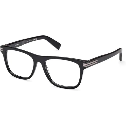 Glasses, unisex, , Size: 54 MM Grey Eyewear Frames - Ermenegildo Zegna - Modalova