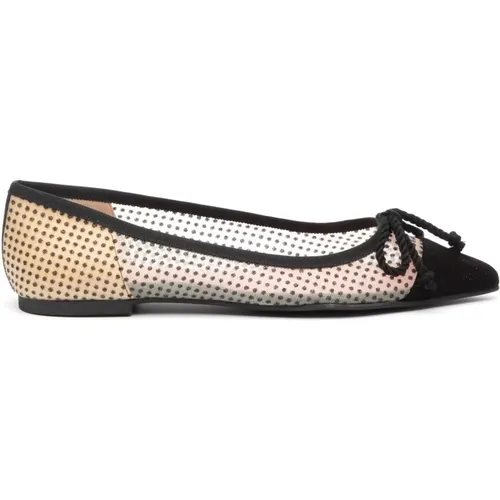 Transparente Polka Dot Ballerinas , Damen, Größe: 38 EU - Pretty Ballerinas - Modalova