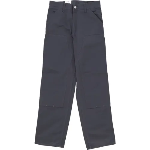 Straight Trousers, male, , Size: W29 L32 Double Knee Work Trousers - Carhartt WIP - Modalova