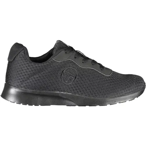 Schwarze Bestickte Sneakers - Sergio Tacchini - Modalova