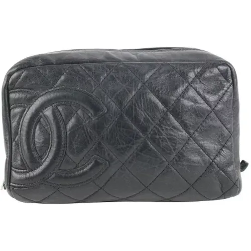 Pre-owned Clutches, female, , Size: ONE SIZE Used Clutch, Date Code/Serial Number: 12951771, Made in France, Length: 6.2 - Chanel Vintage - Modalova