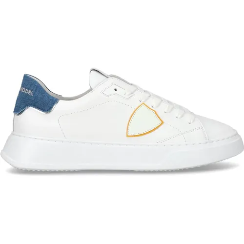 Sneakers Temple Tennis , Herren, Größe: 40 EU - Philippe Model - Modalova