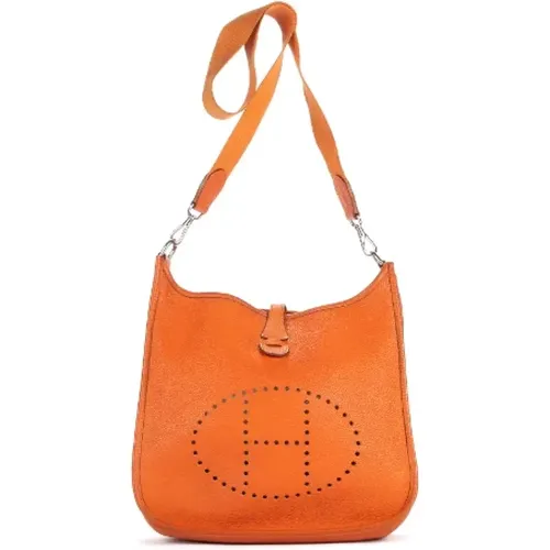 Pre-owned Cross Body Bags, female, , Size: ONE SIZE Pre-owned Leather shoulder-bags - Hermès Vintage - Modalova