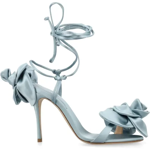 Closed Heel Sandals with 3D Flower Detail , female, Sizes: 3 UK - Magda Butrym - Modalova