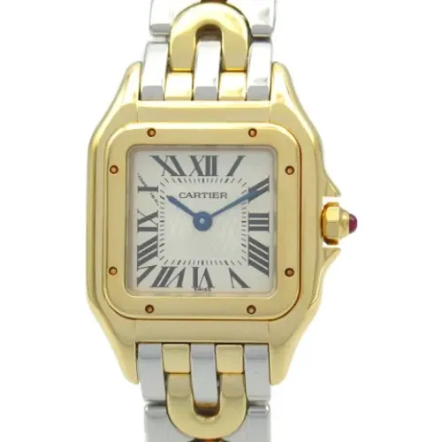 Pre-owned Watches, female, , Size: ONE SIZE Pre-owned Yellow Gold watches - Cartier Vintage - Modalova