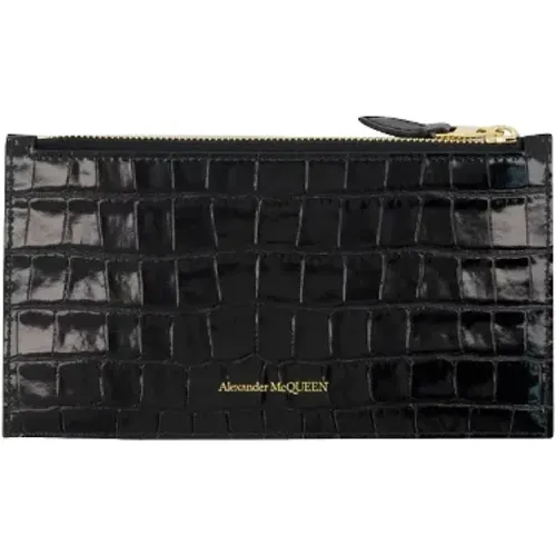 Pre-owned Leather wallets , female, Sizes: ONE SIZE - Alexander McQueen Pre-owned - Modalova