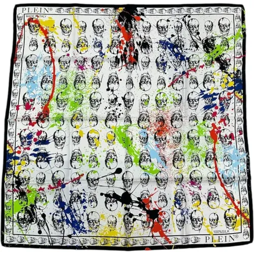 Winter Scarves, unisex, , Size: ONE SIZE Multicolor All Over Print Scarf - Philipp Plein - Modalova