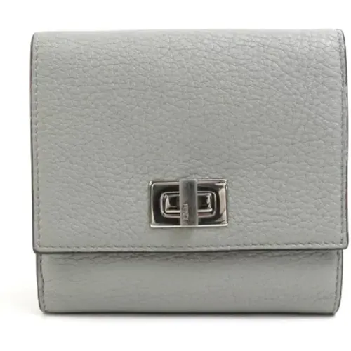 Pre-owned Wallets, female, , Size: ONE SIZE Pre-owned Leather wallets - Fendi Vintage - Modalova