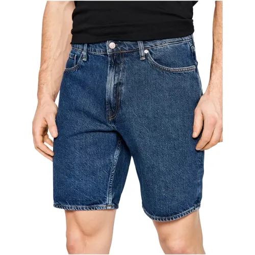 Denim Bermuda Jeans , Herren, Größe: W28 - Guess - Modalova