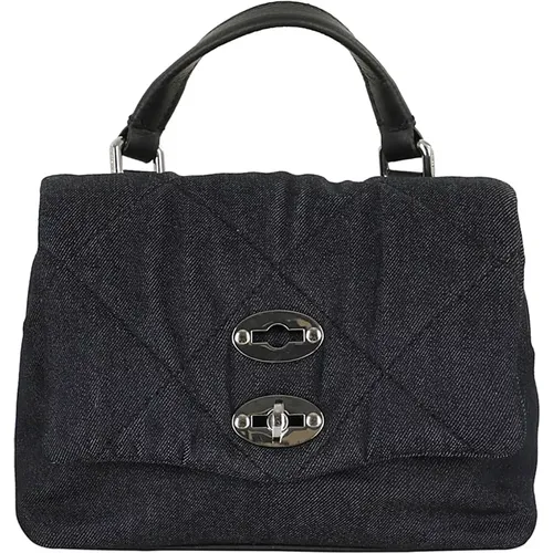 Denim Padded Baby Bag , female, Sizes: ONE SIZE - Zanellato - Modalova