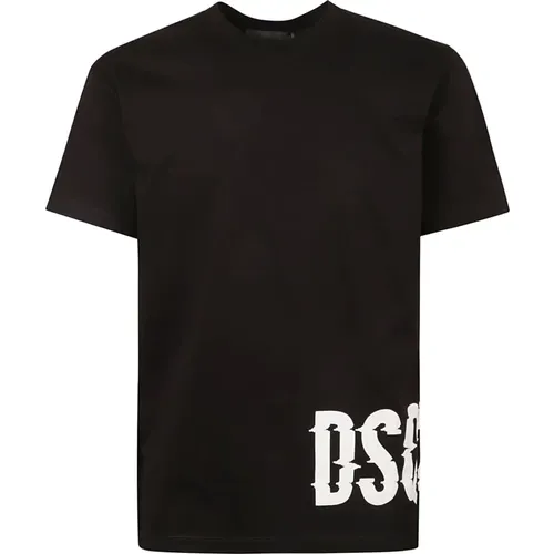 Logo Print T-Shirt , male, Sizes: XL, 2XL - Dsquared2 - Modalova