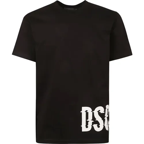 Logo Print T-Shirt , male, Sizes: XL, M - Dsquared2 - Modalova