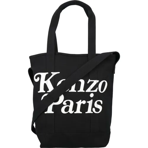 Schwarze Utility Tote Tasche Handtasche , Herren, Größe: ONE Size - Kenzo - Modalova