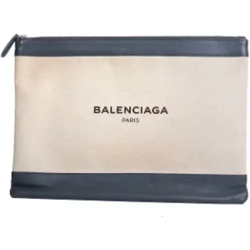 Pre-owned Leather clutches , female, Sizes: ONE SIZE - Balenciaga Vintage - Modalova