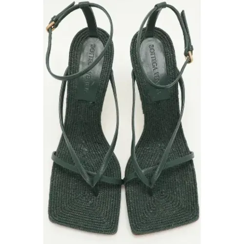 Pre-owned Leder sandals - Bottega Veneta Vintage - Modalova