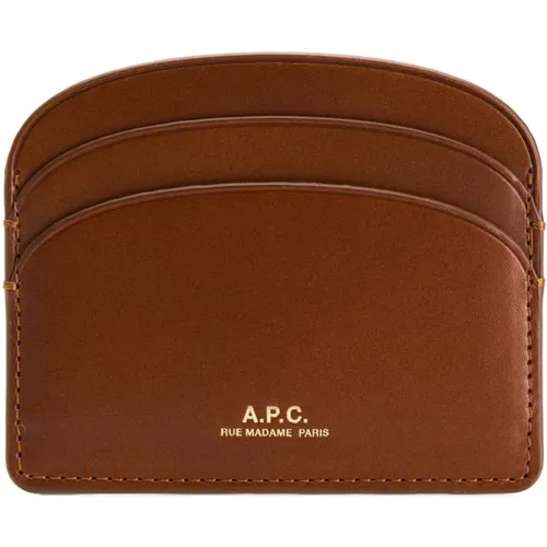 Wallets & Cardholders, female, , Size: ONE SIZE Half Moon Wallet - A.p.c. - Modalova