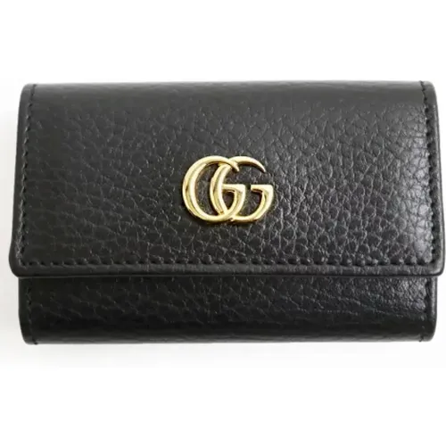 Pre-owned Accessories, male, , Size: ONE SIZE Pre-owned Leather key-holders - Gucci Vintage - Modalova