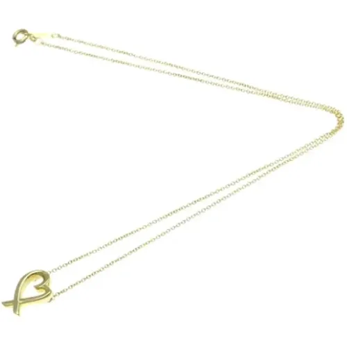 Pre-owned Jewellery, female, , Size: ONE SIZE Pre-owned Gold necklaces - Tiffany & Co. Pre-owned - Modalova