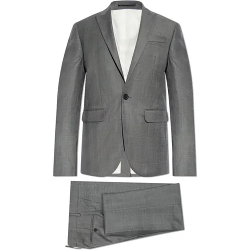 Single Breasted Suits, male, , Size: M Wool Suit - Dsquared2 - Modalova