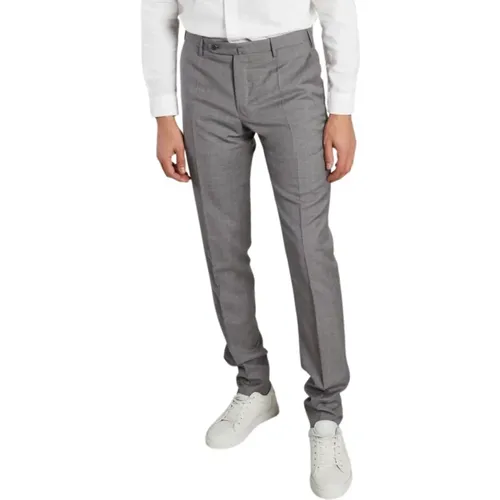 Chinos, male, , Size: S Formal wool slim fit pants - Incotex - Modalova