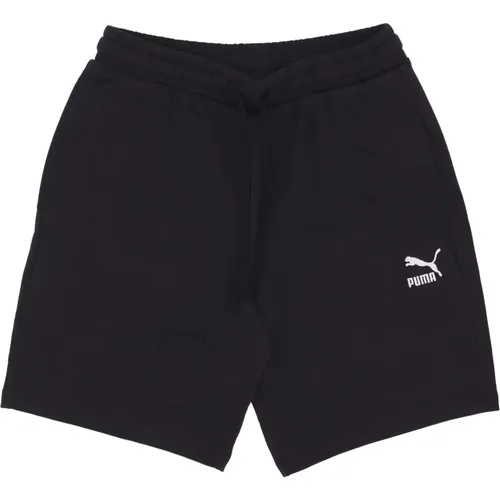 Klassische Schwarze Trainingshose Shorts - Puma - Modalova