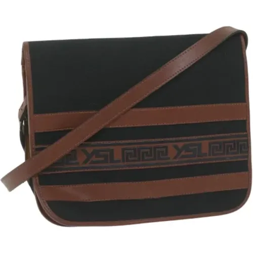 Pre-owned Cross Body Bags, female, , Size: ONE SIZE Pre-owned Cotton shoulder-bags - Yves Saint Laurent Vintage - Modalova