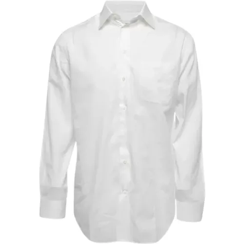 Pre-owned Shirts, male, , Size: 4XS Pre-owned Cotton tops - Armani Pre-owned - Modalova