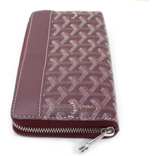 Pre-owned Wallets, female, , Size: ONE SIZE Pre-owned Leather wallets - Goyard Vintage - Modalova