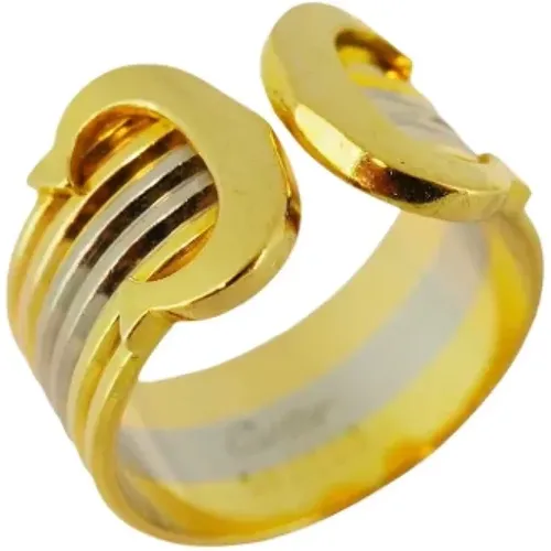 Pre-owned Jewellery, female, , Size: ONE SIZE Pre-owned Gold rings - Cartier Vintage - Modalova