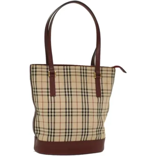 Pre-owned Tote Bags, female, , Size: ONE SIZE Pre-owned Nylon shoulder-bags - Burberry Vintage - Modalova