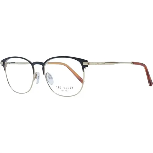 Glasses, male, , Size: ONE SIZE Round Metal Optical Frames - Ted Baker - Modalova