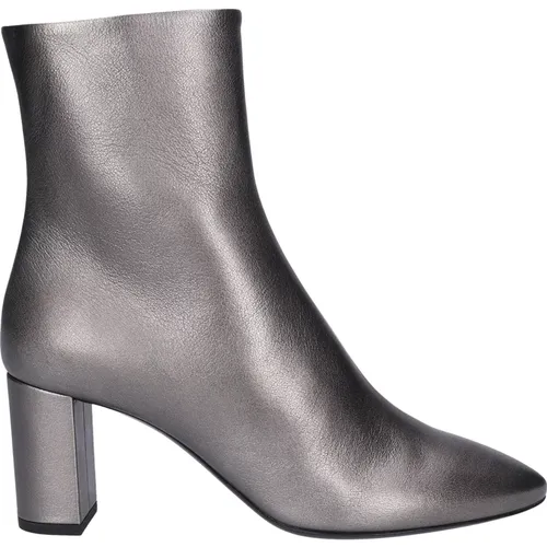 Elevate Your Style with Heeled Boots , female, Sizes: 3 UK - Saint Laurent - Modalova